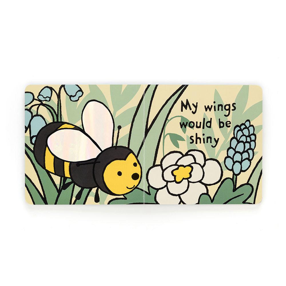 Książeczka Z Ogonkami Jellycat Bee and Brynlee Bee Żółte | Polska  VUEX-60492