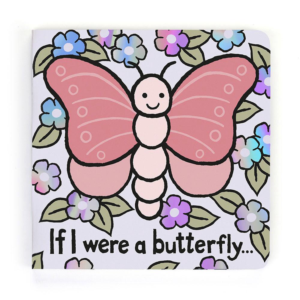 Książeczka Z Ogonkami Jellycat Butterfly and Beatrice Butterfly Różowe | Polska  NHLW-58706