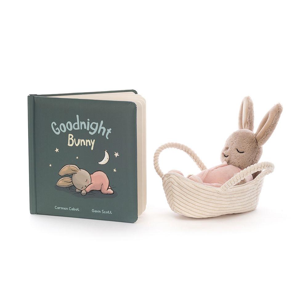 Książeczka Z Ogonkami Jellycat Goodnight Króliczek and Rock-A-Bye Króliczek Niebieskie | Polska  LOFQ-05236
