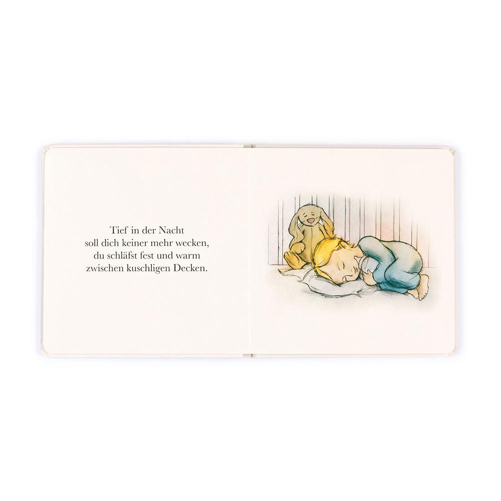 Książeczka Z Ogonkami Jellycat Haschen Schnuck Bleibt Wach Buch & Bashful Cottontail Króliczek Medium Brązowe | Polska  PAHN-18369