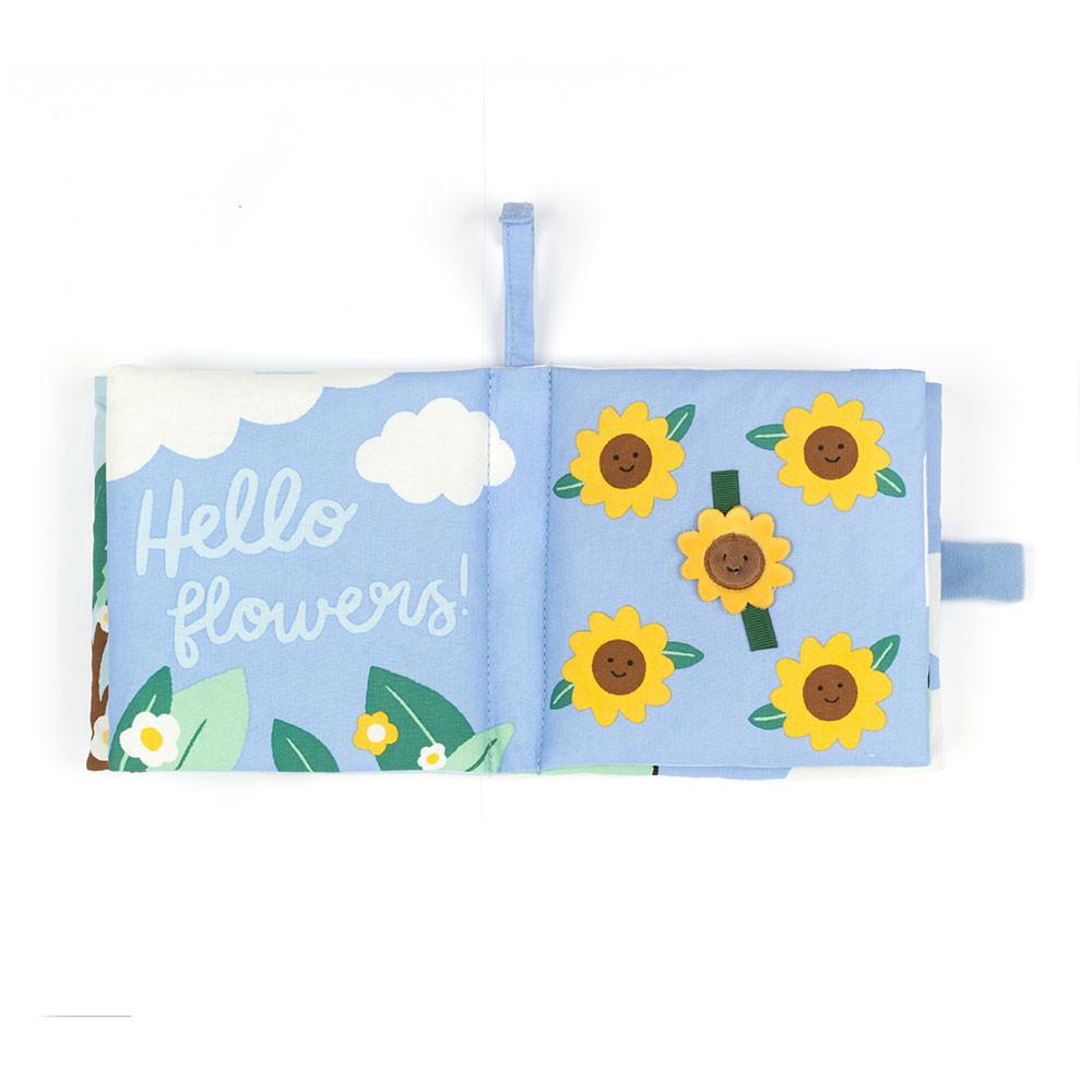 Książeczka Z Ogonkami Jellycat Hello Sun Fabric and Amuseables Sun Medium Żółte | Polska  JNQG-35970