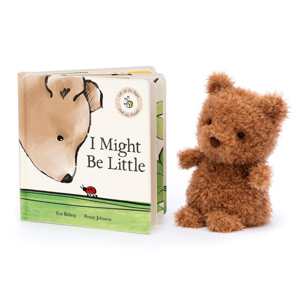 Książeczka Z Ogonkami Jellycat I Might Be Little and Little Miś Brązowe | Polska  GMCL-57184