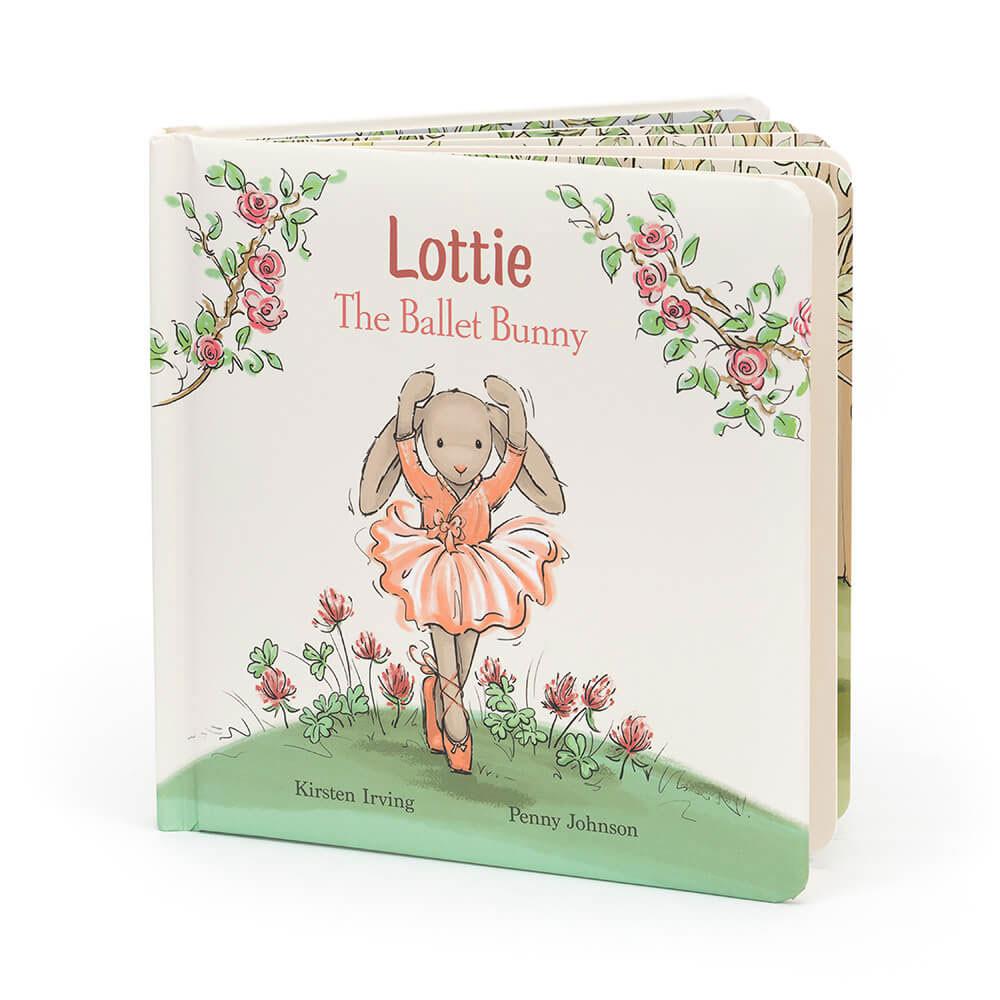 Książeczka Z Ogonkami Jellycat Lottie The Ballet Króliczek and Lottie Króliczek Ballet Różowe | Polska  HQLK-20854