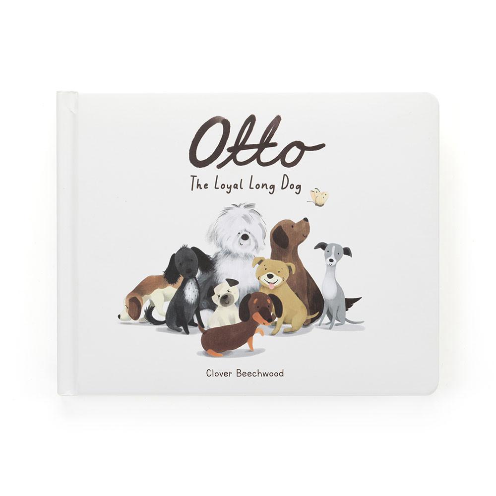Książeczka Z Ogonkami Jellycat Otto the Loyal Long Piesek and Otto Sausage Piesek Medium Brązowe | Polska  KPGN-36947