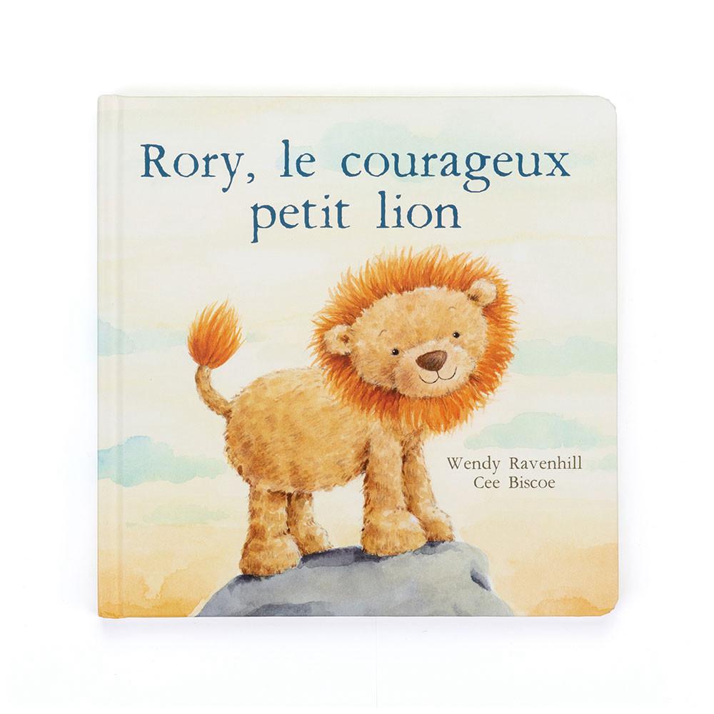 Książeczka Z Ogonkami Jellycat Rory Le Courageux Petit Lion and Fuddlewuddle Lion Medium Brązowe | Polska  YOKJ-09314