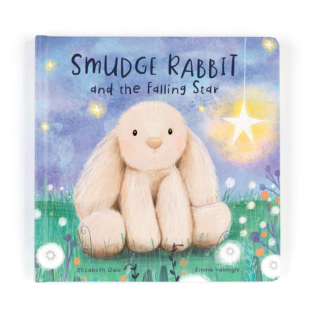 Książeczka Z Ogonkami Jellycat Smudge Rabbit and the Falling Star and Smudge Rabbit Medium Beżowe | Polska  HZIX-47213
