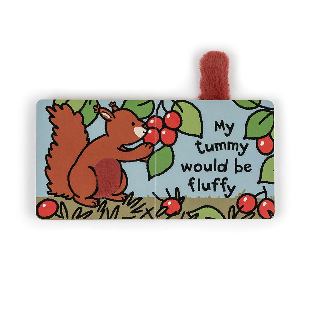 Książeczka Z Ogonkami Jellycat Squirrel Board and Bashful Squirrel Medium Pomarańczowe | Polska  LJNX-04628