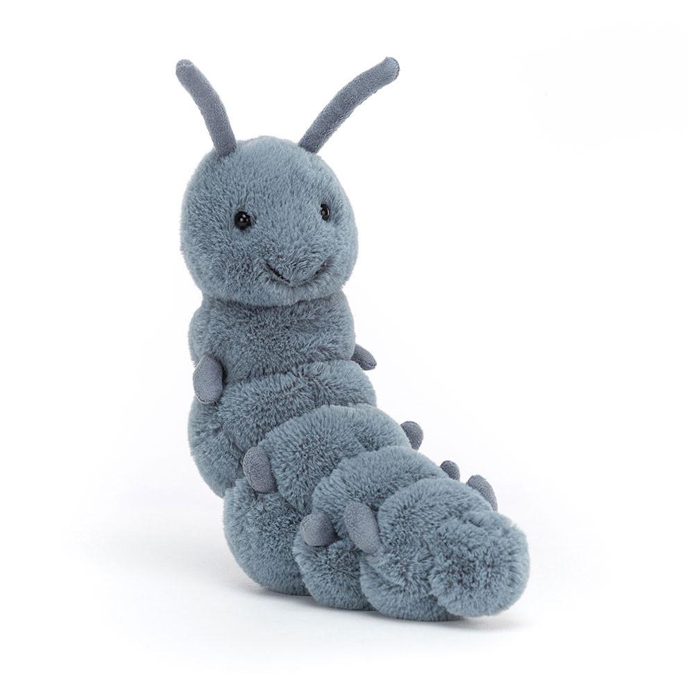 Owady Jellycat Wriggidig Bug,14cm x 6cm x 14cm Niebieskie | Polska  GWYK-90248