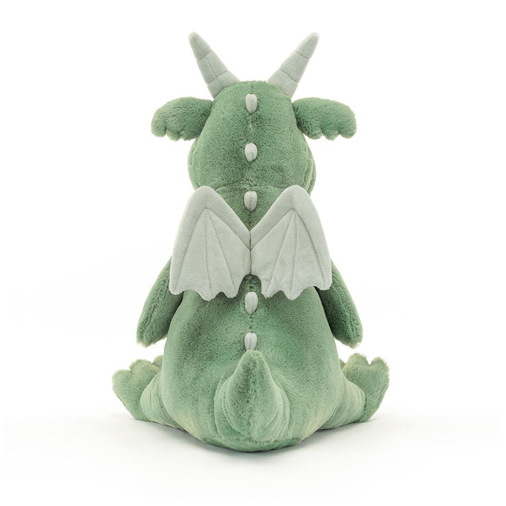 Pluszaki Jellycat Adon Dragon,32cm x 15cm x 16cm Zielone | Polska  EQTV-87651