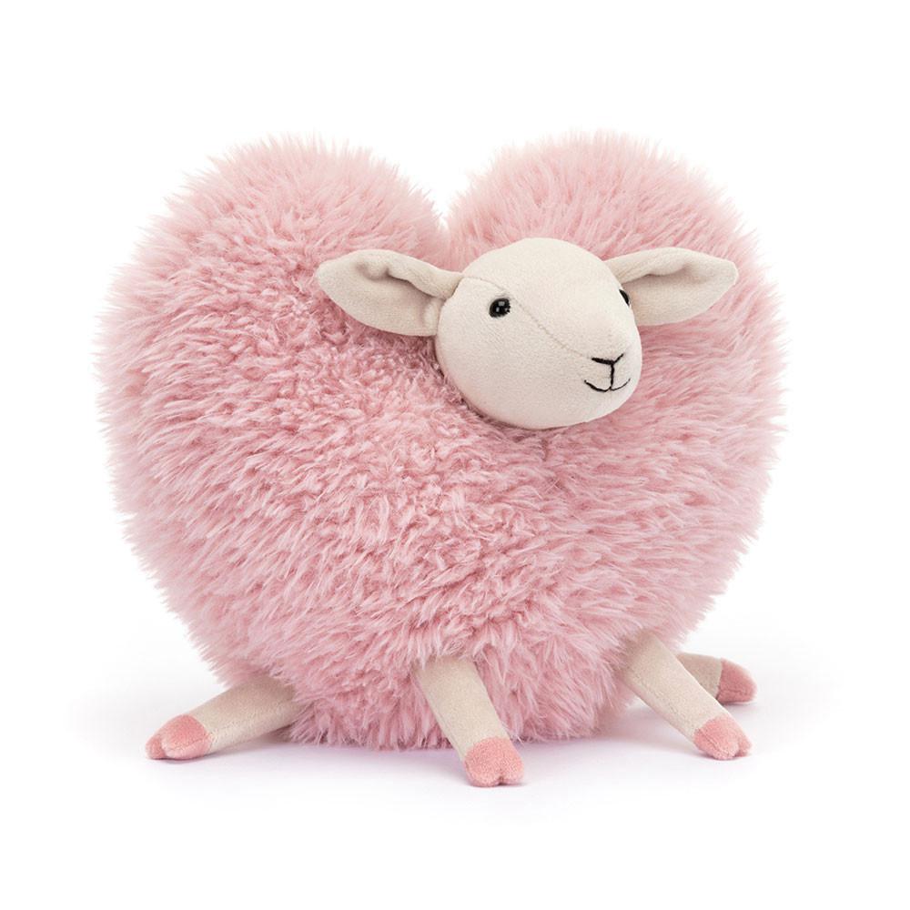 Pluszaki Jellycat Aimee Sheep,21cm x 22cm x 12cm Różowe | Polska  FCDR-98245