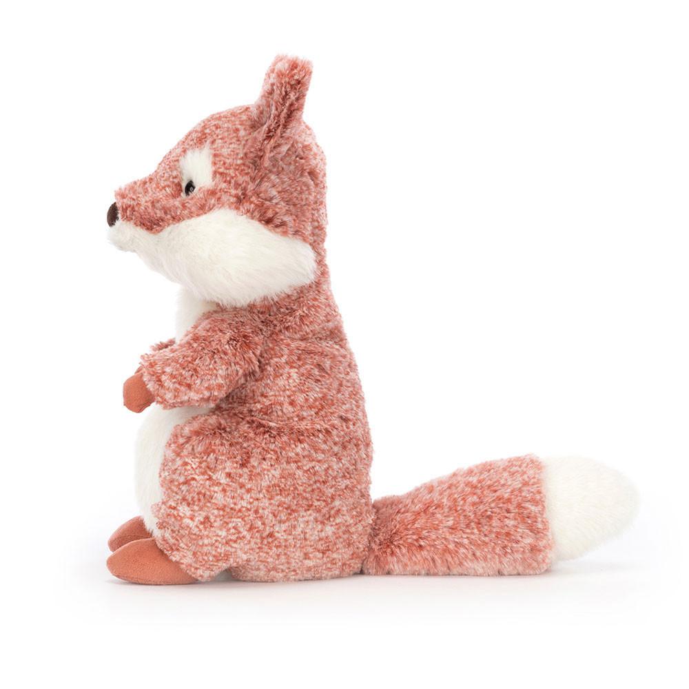 Pluszaki Jellycat Ambrosie Fox,24cm x 10cm x 10cm Czerwone | Polska  JANF-37501