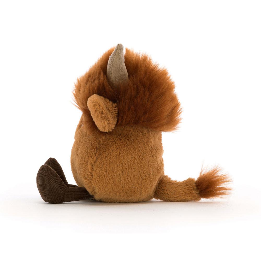 Pluszaki Jellycat Amuseabean Highland Cow,12cm x 9cm x 6cm Brązowe | Polska  VKCG-81370