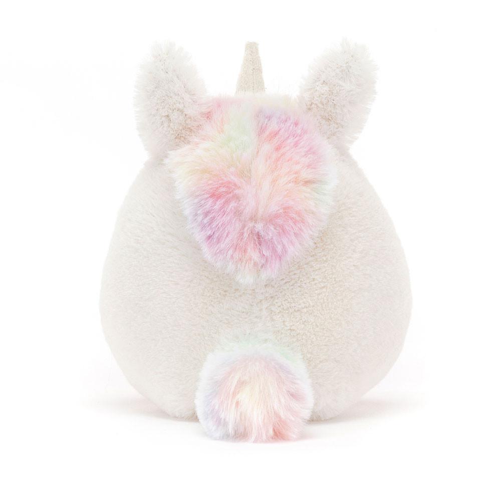 Pluszaki Jellycat Amuseabean Unicorn,12cm x 9cm x 6cm Białe | Polska  IXFR-76301