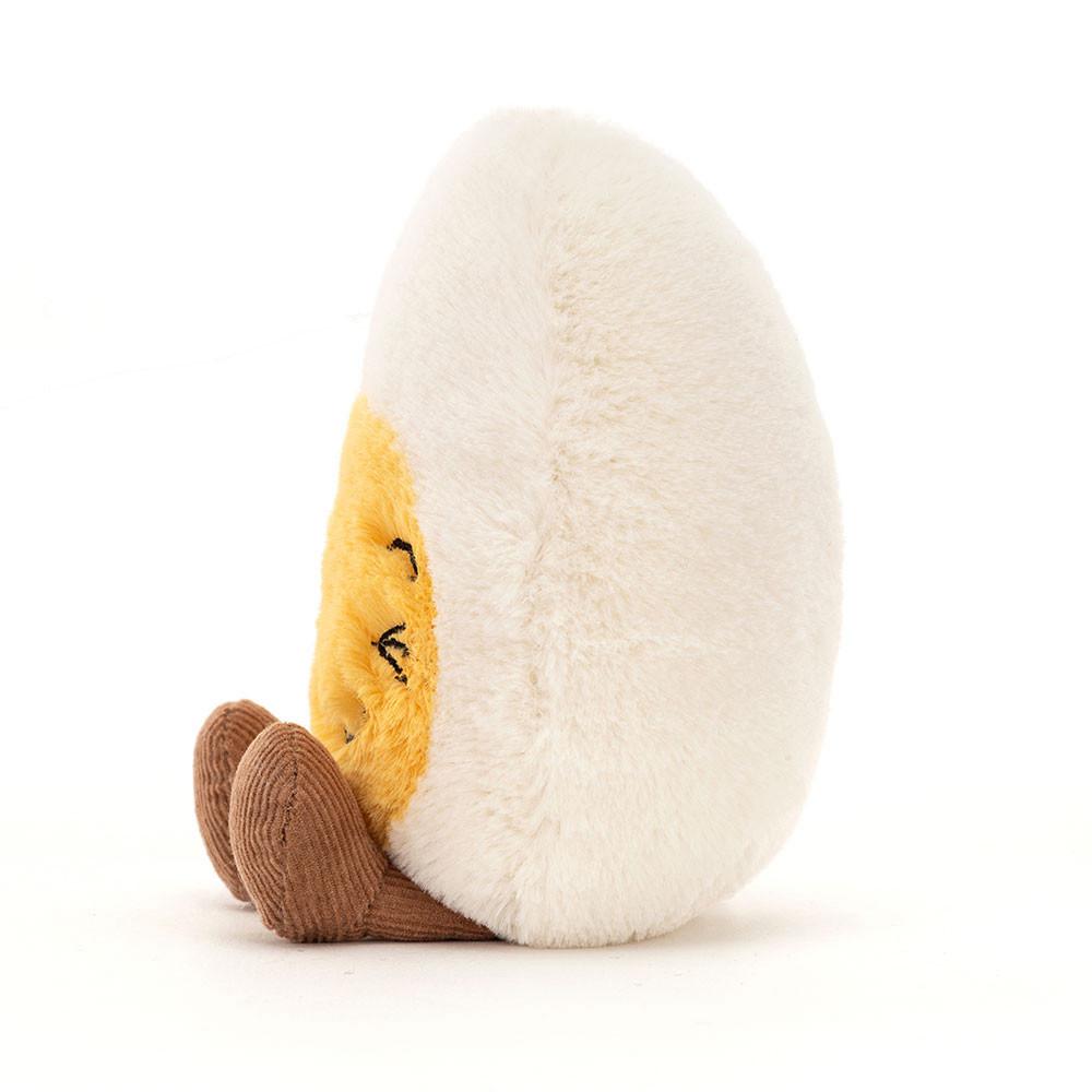 Pluszaki Jellycat Amuseable Laughing Boiled Jajko,14cm x 9cm x 4cm Białe | Polska  ECXM-31509
