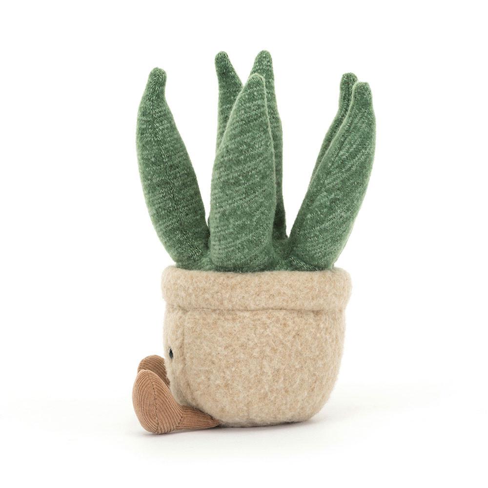 Pluszaki Jellycat Amuseables Aloe Vera Small,17cm x 8cm x 7cm Zielone | Polska  QRSP-26491