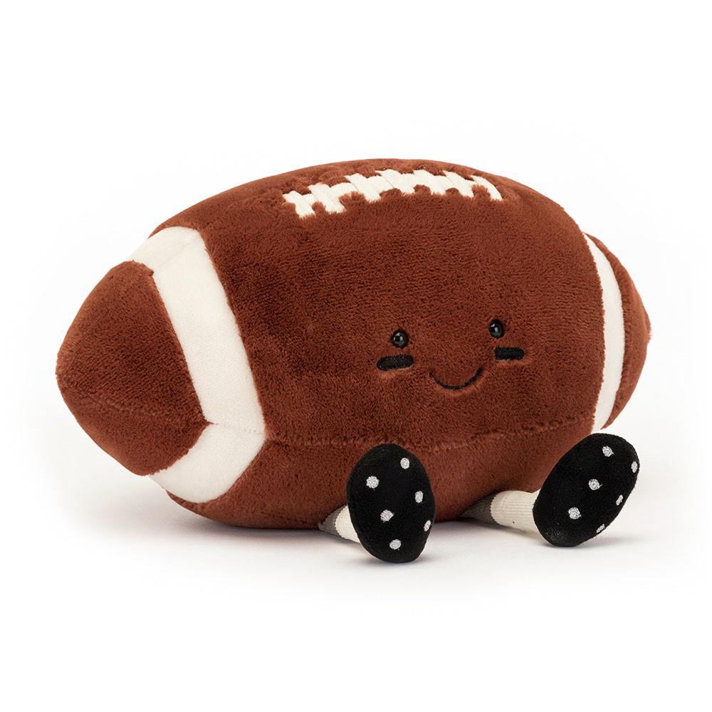 Pluszaki Jellycat Amuseables American Football,25cm x 28cm x 16cm Brązowe | Polska  GOAF-39756