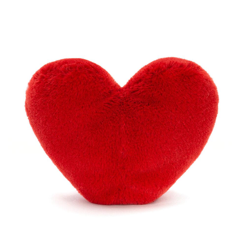 Pluszaki Jellycat Amuseables Amuseable Heart,17cm x 19cm x 7cm Czerwone | Polska  UKOT-67583