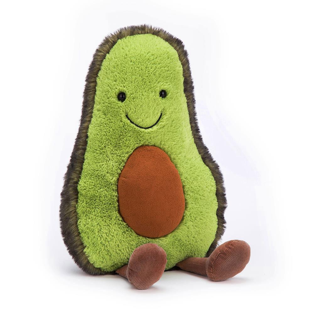 Pluszaki Jellycat Amuseables Avocado,30cm x 14cm x 9cm Zielone | Polska  JASH-03854