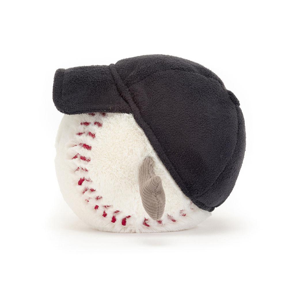 Pluszaki Jellycat Amuseables Baseball,10cm x 10cm x 10cm Białe | Polska  CJQV-16798
