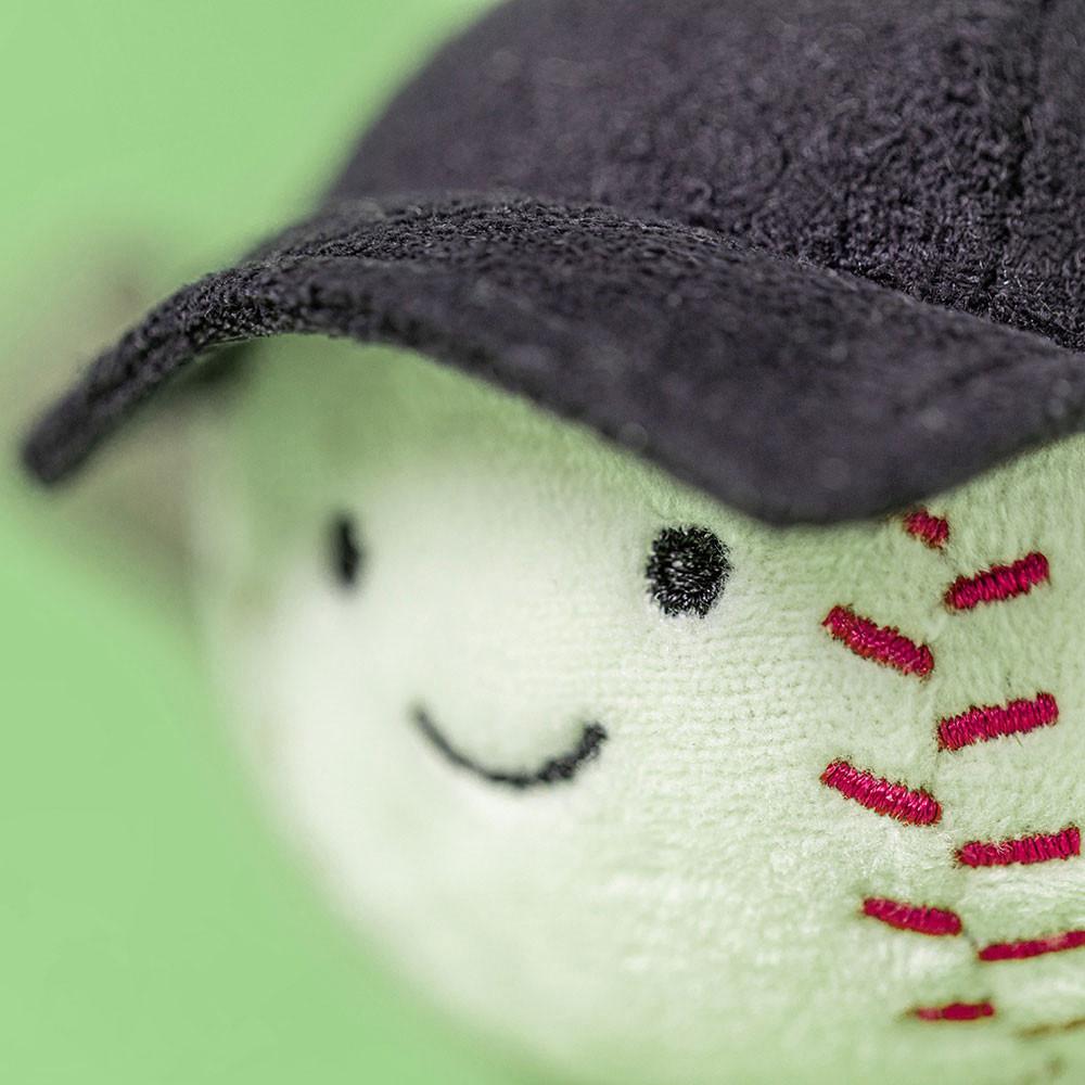Pluszaki Jellycat Amuseables Baseball,12cm x 6cm x 6cm Białe | Polska  GMDJ-70941