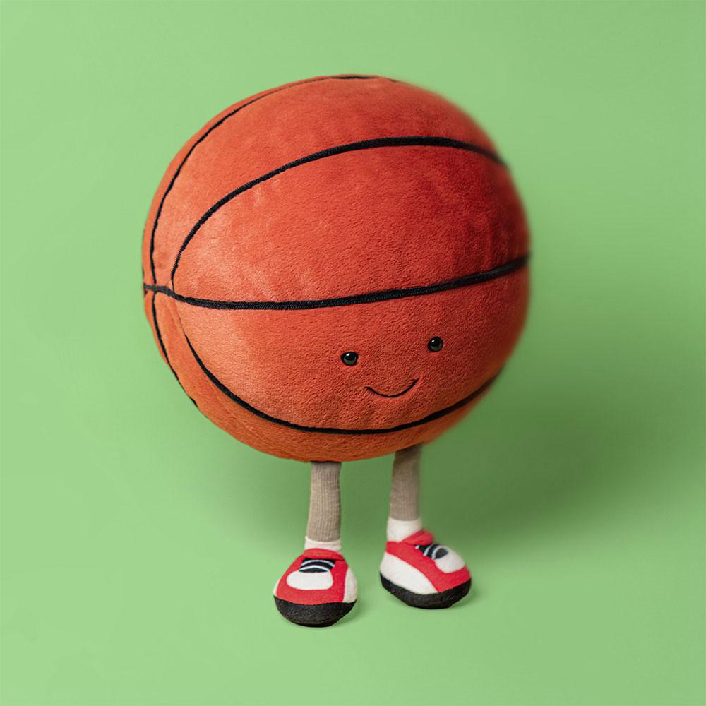 Pluszaki Jellycat Amuseables Basketball,32cm x 22cm x 22cm Pomarańczowe | Polska  FVHE-49617