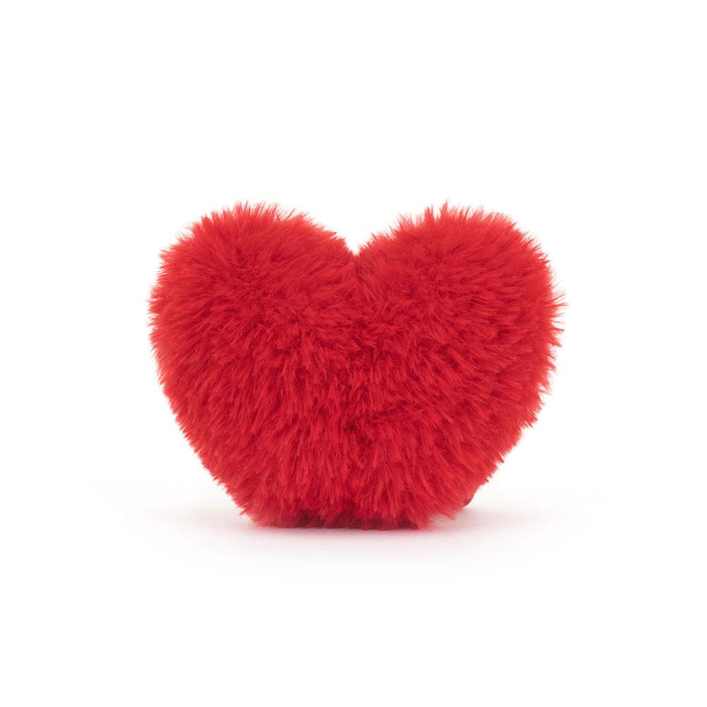Pluszaki Jellycat Amuseables Beatie Heart,24cm x 23cm x 7cm Czerwone | Polska  KPRT-71928