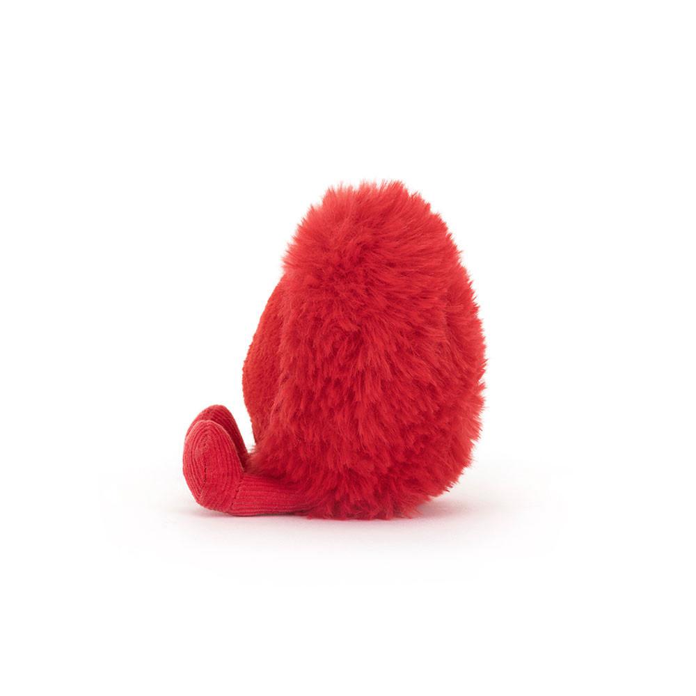 Pluszaki Jellycat Amuseables Beatie Heart,24cm x 23cm x 7cm Czerwone | Polska  UAFT-90236