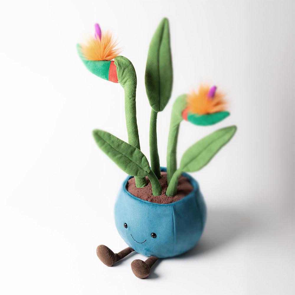 Pluszaki Jellycat Amuseables Bird of Paradise,38cm x 17cm x 14cm Zielone | Polska  IJSP-96072