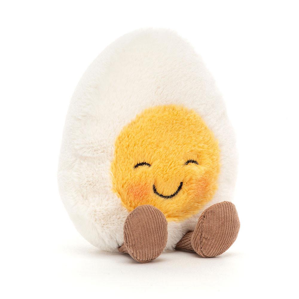 Pluszaki Jellycat Amuseables Boiled Jajko Blushing,14cm x 9cm x 4cm Białe | Polska  FDIN-03621