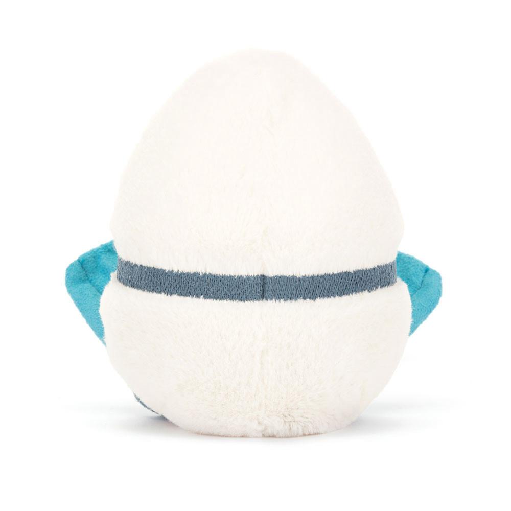 Pluszaki Jellycat Amuseables Boiled Jajko Scuba,14cm x 9cm x 4cm Białe | Polska  VNQC-29750