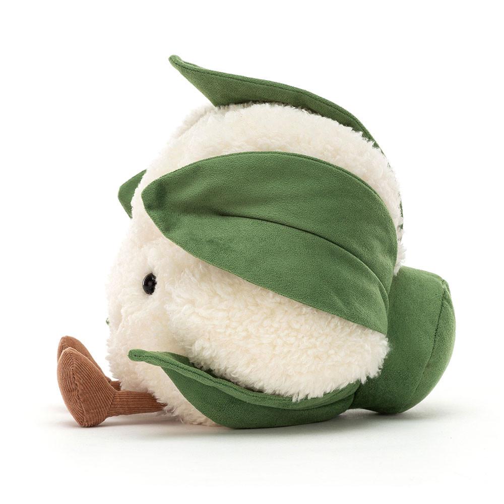 Pluszaki Jellycat Amuseables Cauliflower,20cm x 17cm x 13cm Białe | Polska  SPLU-92731