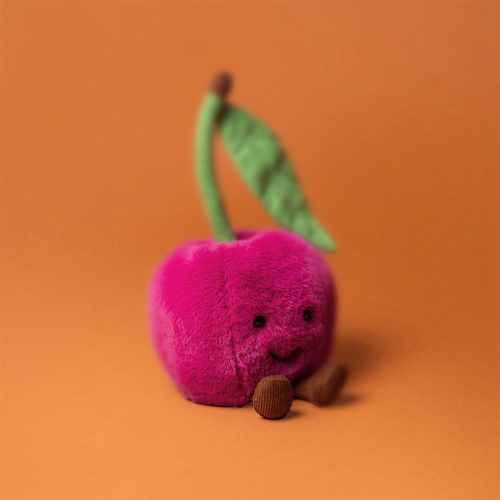 Pluszaki Jellycat Amuseables Cherry,12cm x 10cm x 9cm Czerwone | Polska  GCBH-45768