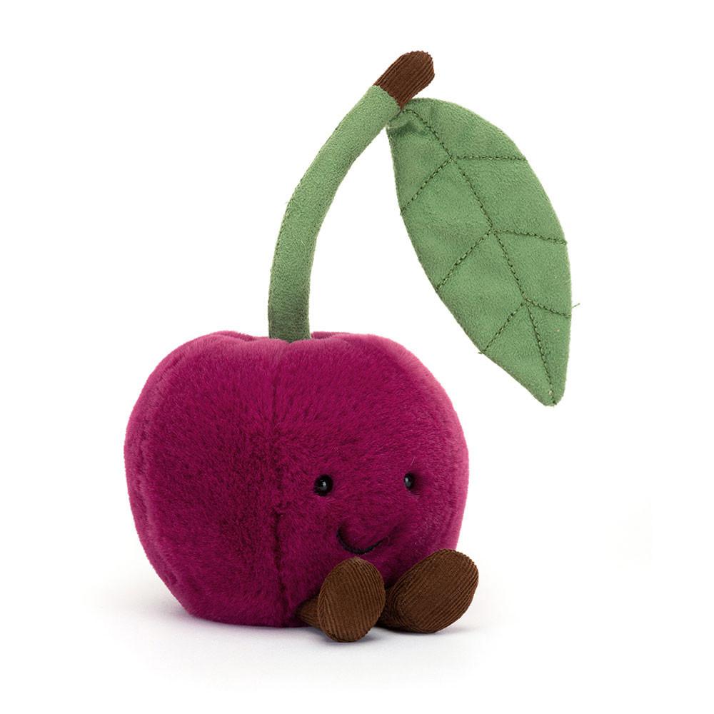 Pluszaki Jellycat Amuseables Cherry,12cm x 10cm x 9cm Czerwone | Polska  GCBH-45768
