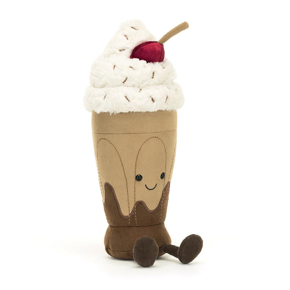 Pluszaki Jellycat Amuseables Chocolate Milkshake,27cm x 7cm x 7cm Brązowe | Polska  PLTW-67945