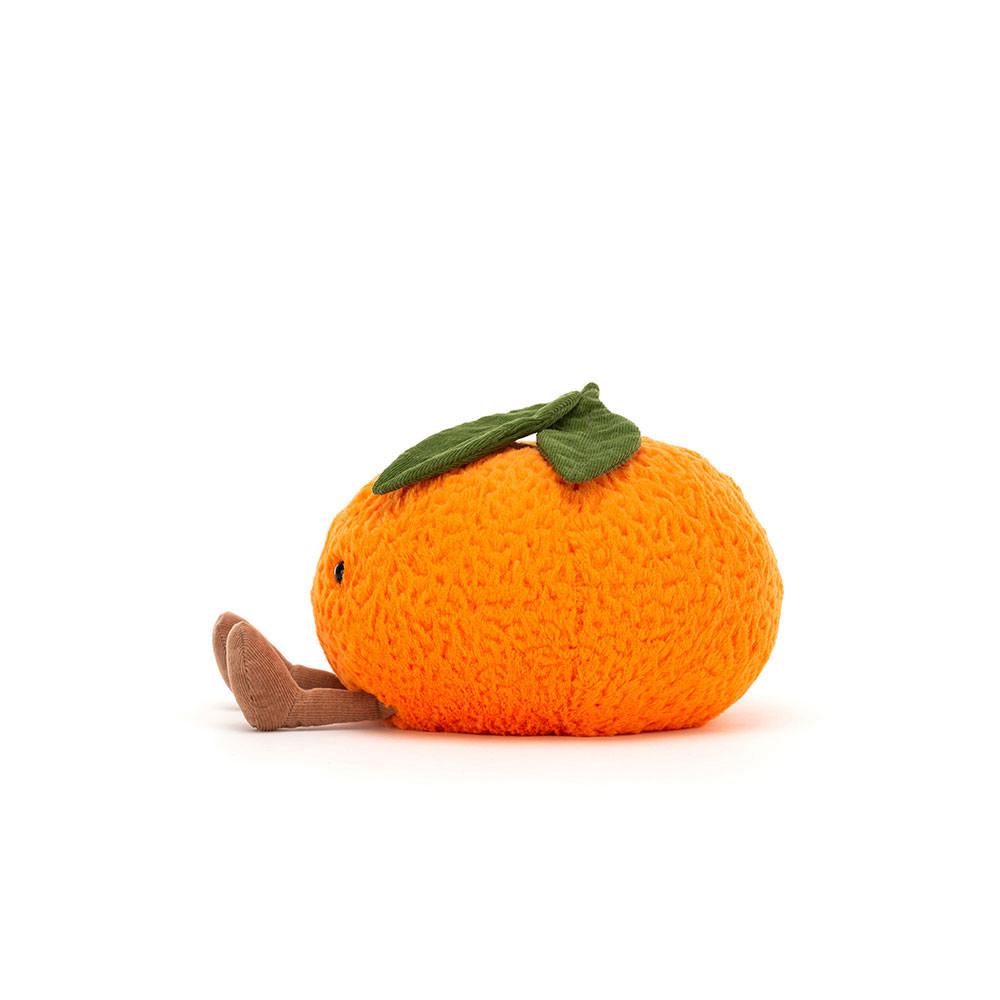 Pluszaki Jellycat Amuseables Clementine,11cm x 13cm x 13cm Pomarańczowe | Polska  LROJ-80269
