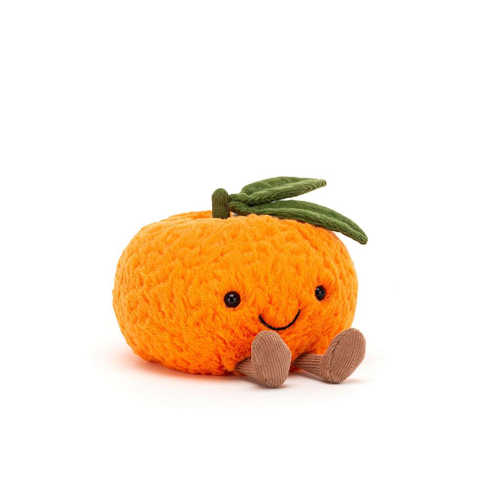 Pluszaki Jellycat Amuseables Clementine,11cm x 13cm x 13cm Pomarańczowe | Polska  LROJ-80269