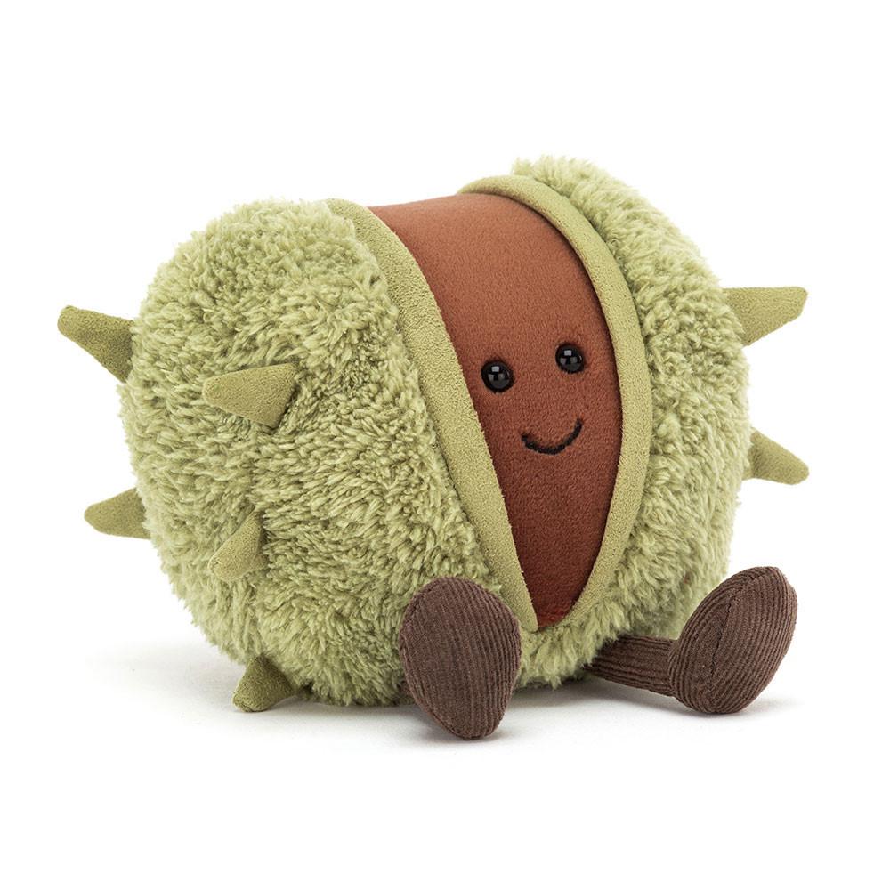 Pluszaki Jellycat Amuseables Conker,11cm x 10cm x 9cm Zielone | Polska  IOGU-50192