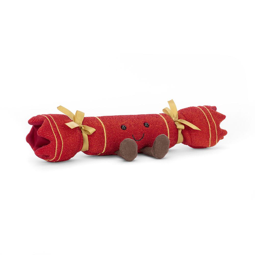 Pluszaki Jellycat Amuseables Cracker,5cm x 25cm x 5cm Czerwone | Polska  PQJB-78359