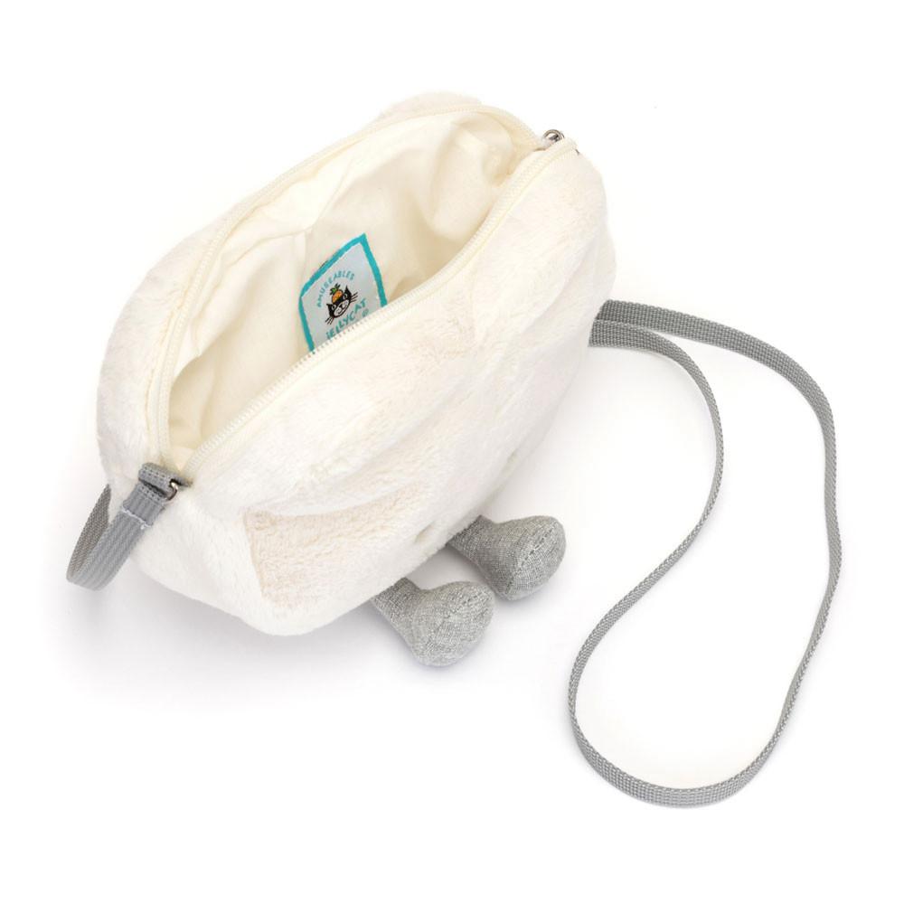 Pluszaki Jellycat Amuseables Cream Heart,17cm x 18cm x 5cm Białe | Polska  DVJE-76325