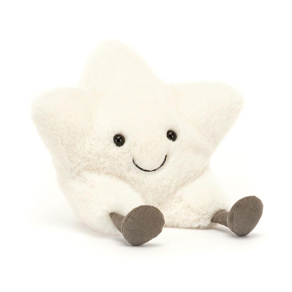 Pluszaki Jellycat Amuseables Cream Star,24cm x 21cm x 9cm Białe | Polska  GUZJ-91786