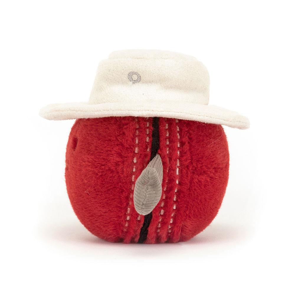 Pluszaki Jellycat Amuseables Cricket Ball,10cm x 9cm x 9cm Czerwone | Polska  NMGX-64283
