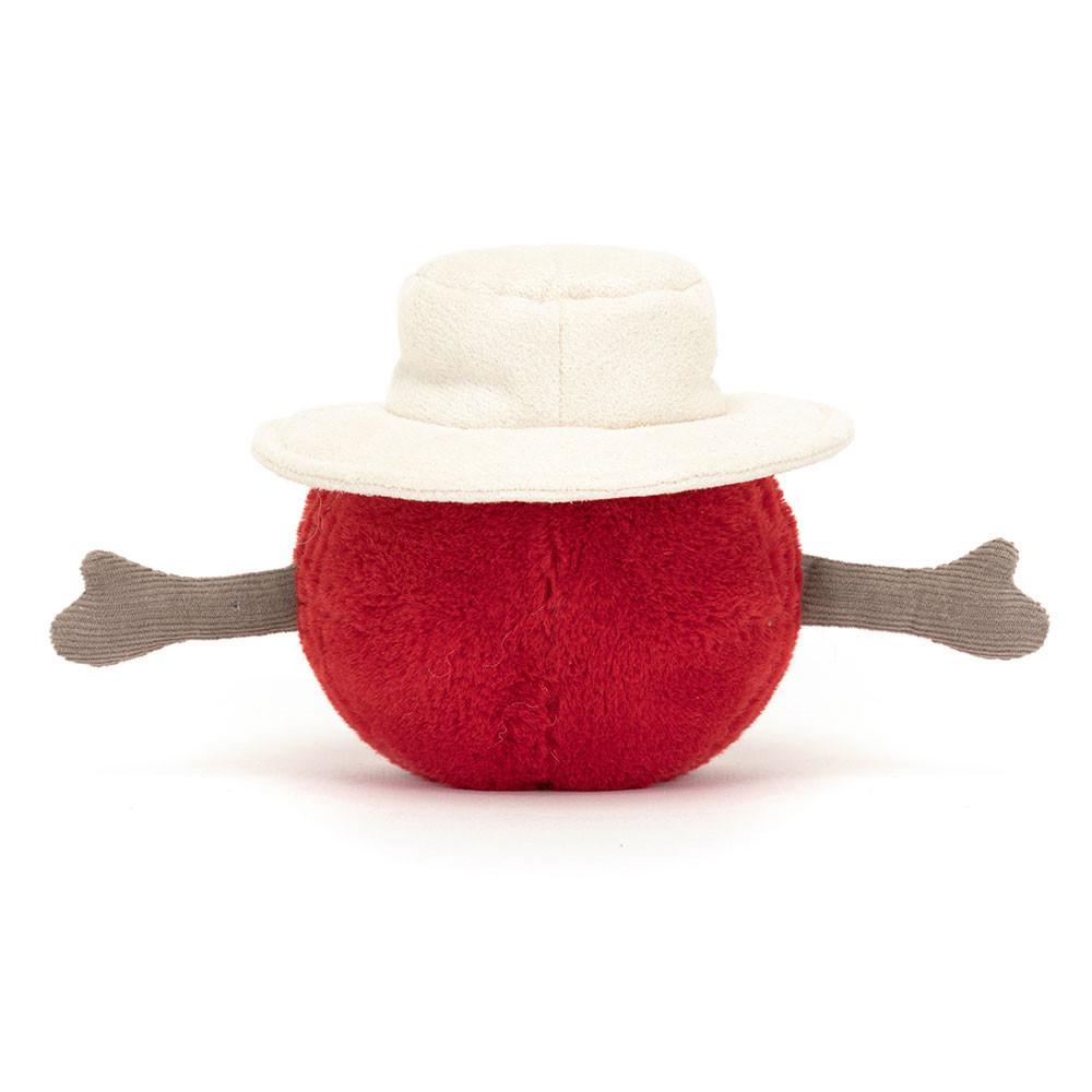 Pluszaki Jellycat Amuseables Cricket Ball,10cm x 9cm x 9cm Czerwone | Polska  NMGX-64283