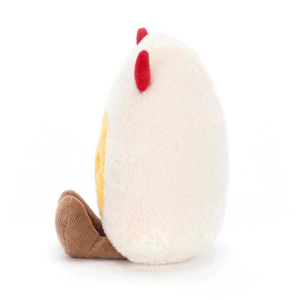 Pluszaki Jellycat Amuseables Devilled Jajko,14cm x 9cm x 4cm Białe | Polska  KDWJ-96471