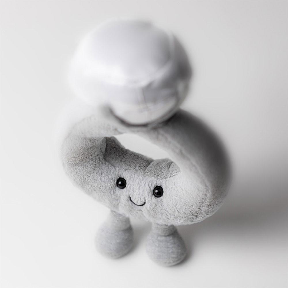 Pluszaki Jellycat Amuseables Diamond Ring,20cm x 12cm x 5cm Szare | Polska  LYUB-84563