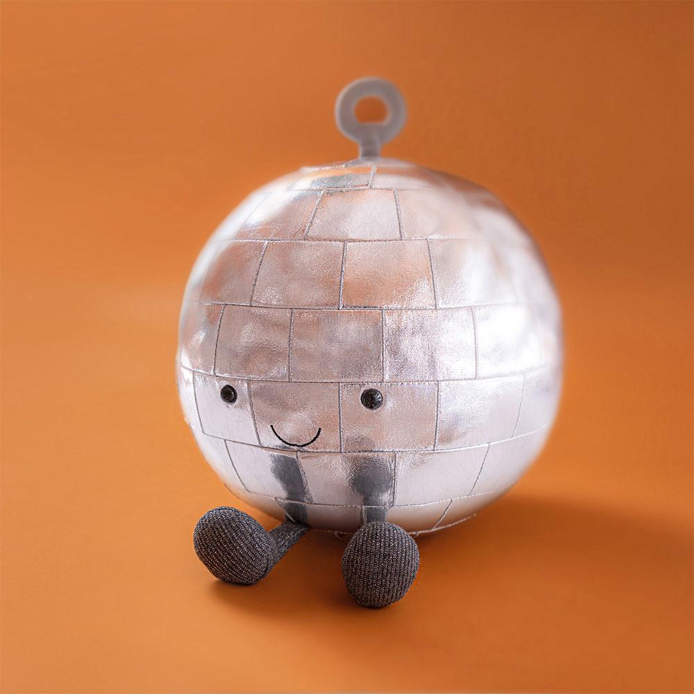 Pluszaki Jellycat Amuseables Disco Ball,30cm x 24cm x 23cm Szare | Polska  ZDKY-75093