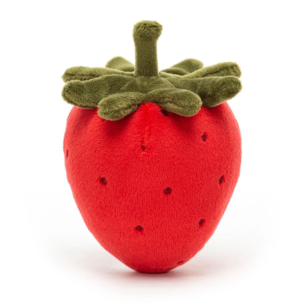 Pluszaki Jellycat Amuseables Fabulous Fruit Strawberry,8cm x 7cm x 6cm Czerwone | Polska  BDPM-59762