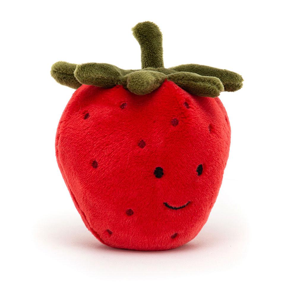 Pluszaki Jellycat Amuseables Fabulous Fruit Strawberry,8cm x 7cm x 6cm Czerwone | Polska  BDPM-59762