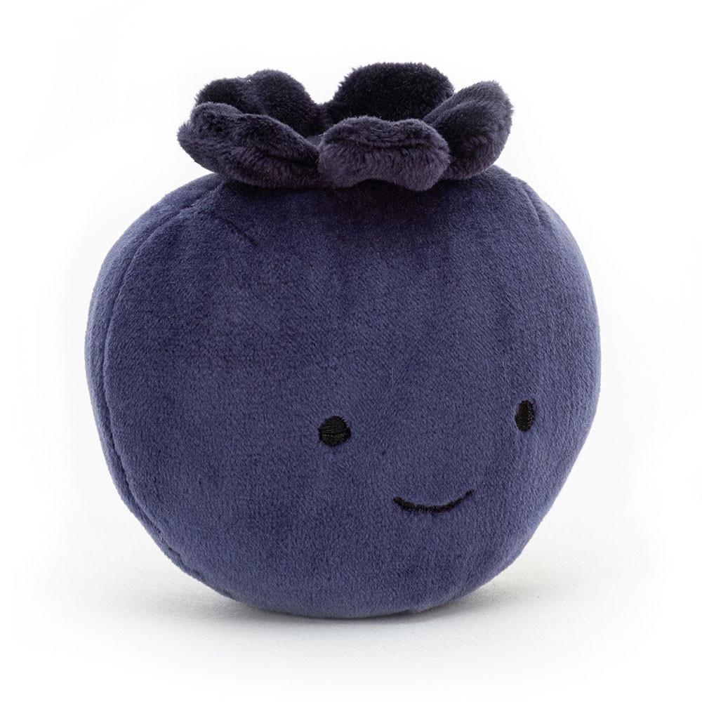 Pluszaki Jellycat Amuseables Fabulous Fruit Blueberry,9cm x 9cm x 6cm Niebieskie | Polska  OUKM-59261