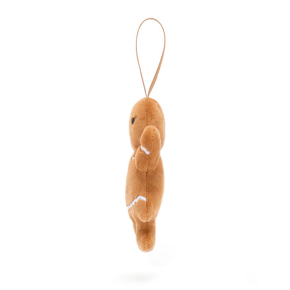 Pluszaki Jellycat Amuseables Festive Folly Gingerbread Ruby,10cm x 6cm x 2cm Brązowe | Polska  CZKI-29308