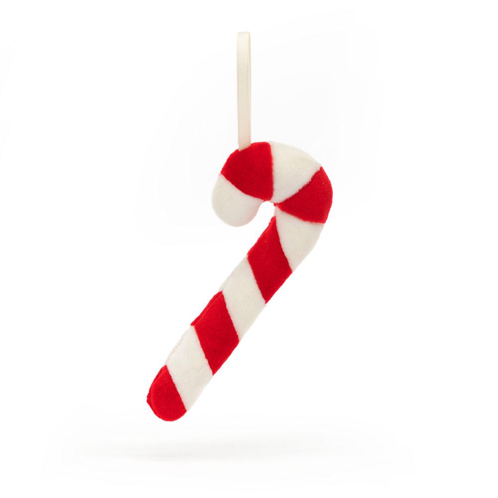 Pluszaki Jellycat Amuseables Festive Folly Candy Cane,11cm x 13cm x 2cm Czerwone | Polska  ZGHE-04735